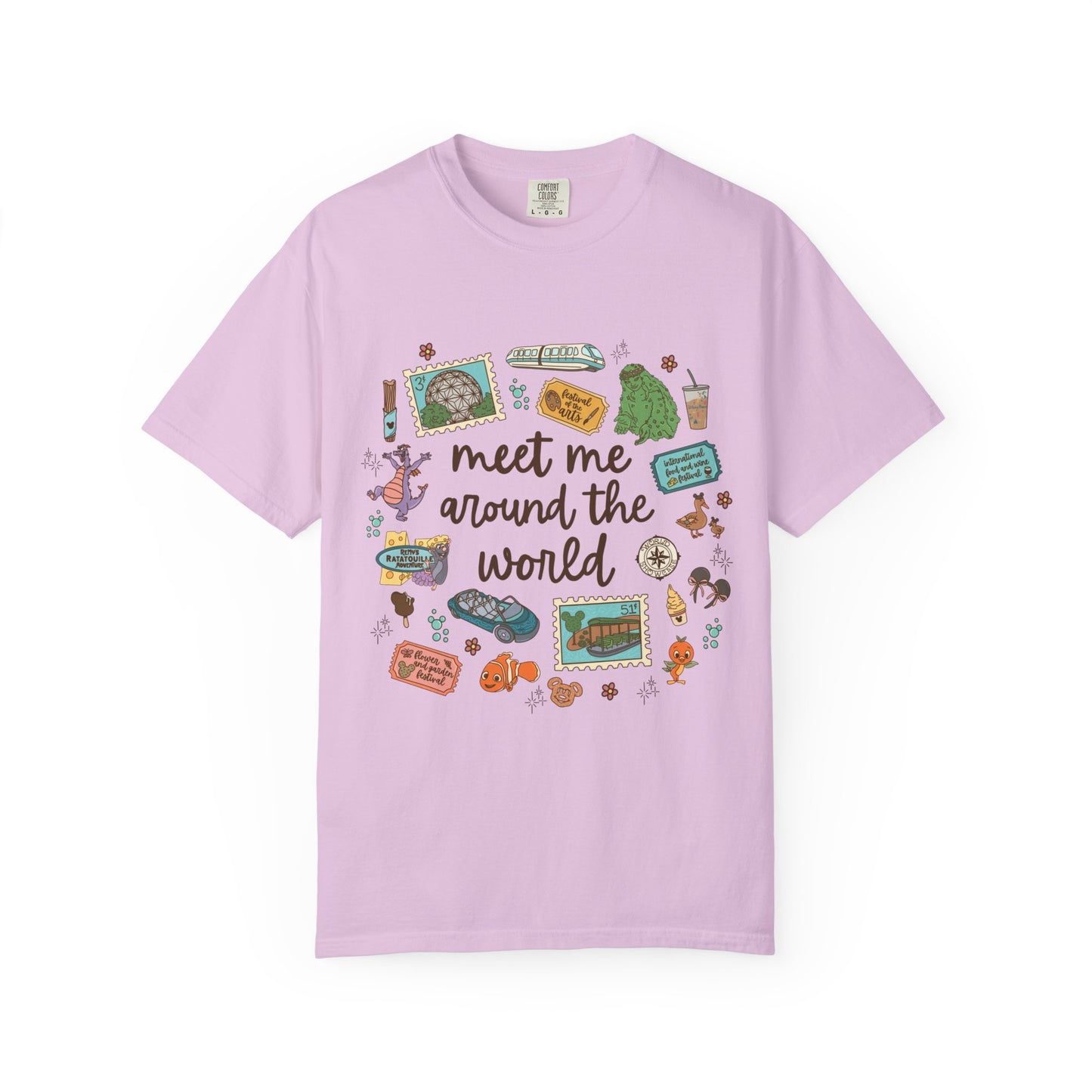 Disney Epcot T-shirt | Epcot T-shirt | Disney Parks T-shirt | Food and Wine Festival | Flower and Garden Festival | Figment T-shirt