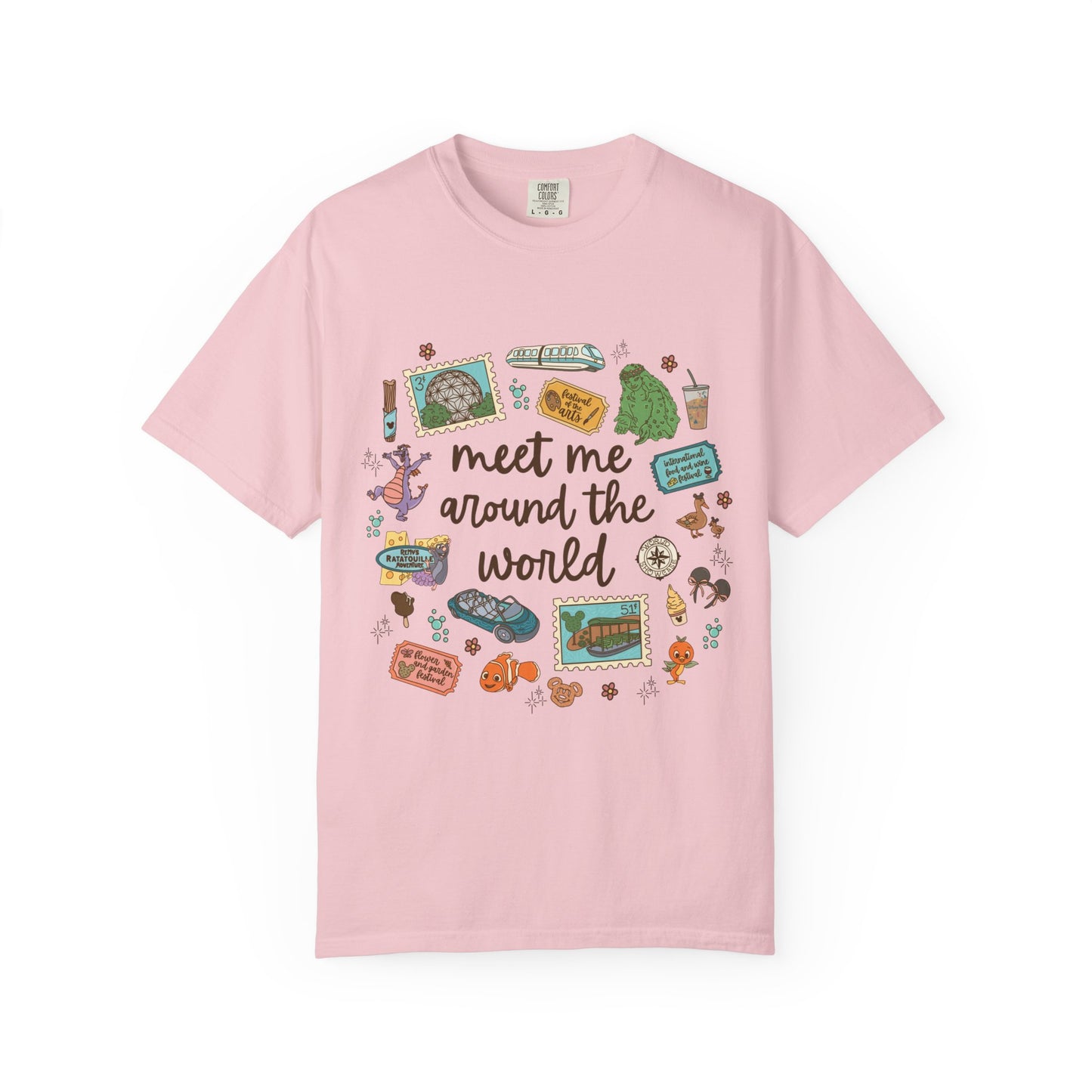 Disney Epcot T-shirt | Epcot T-shirt | Disney Parks T-shirt | Food and Wine Festival | Flower and Garden Festival | Figment T-shirt