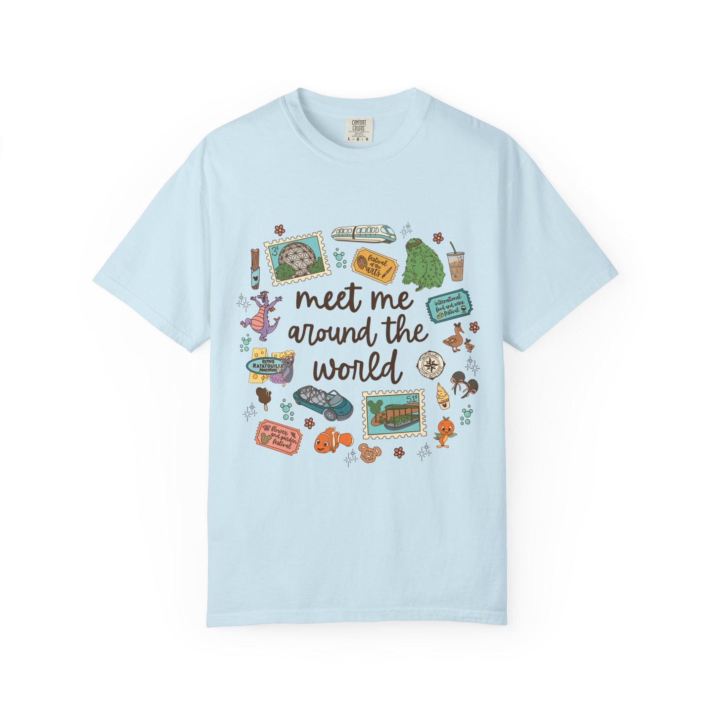 Disney Epcot T-shirt | Epcot T-shirt | Disney Parks T-shirt | Food and Wine Festival | Flower and Garden Festival | Figment T-shirt