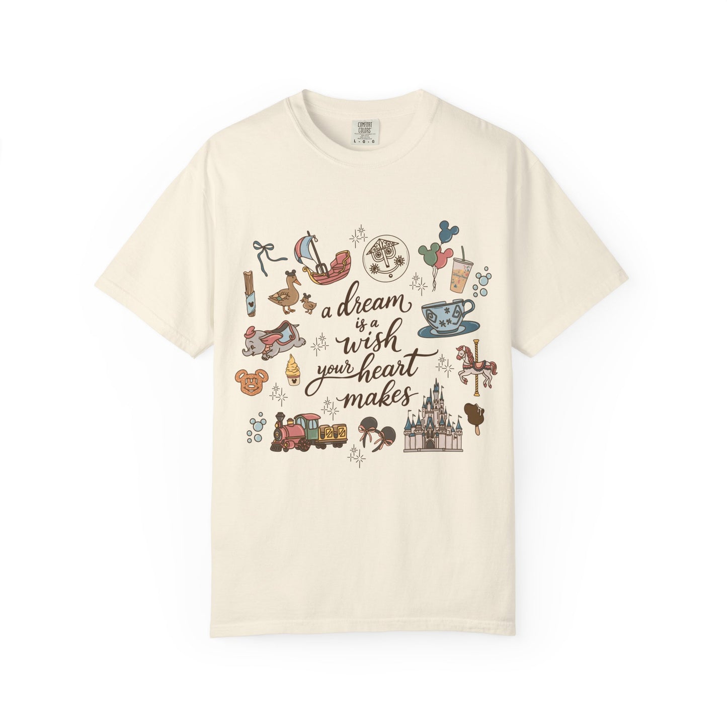 Disney Parks T-shirt | Magic Kingdom T-shirt | Hub Grass Icons | Disney Snacks Shirt