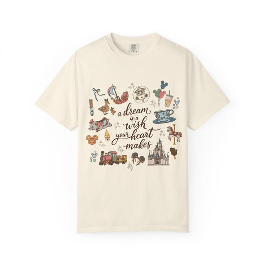 Disney Parks T-shirt | Magic Kingdom T-shirt | Hub Grass Icons | Disney Snacks Shirt