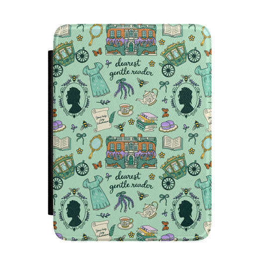 Regency Reader Pattern Kindle Case | Bridgerton Inspired Kindle Case/eReader | Bridgerton Paperwhite Kindle Case