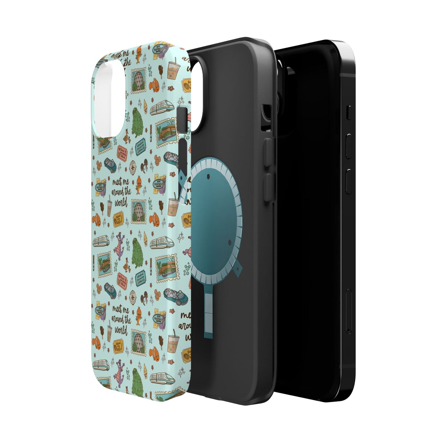 Epcot Mag Safe Phone Case | Disney Parks Phone Case | Figment | Flower and Garden | Ratatouille