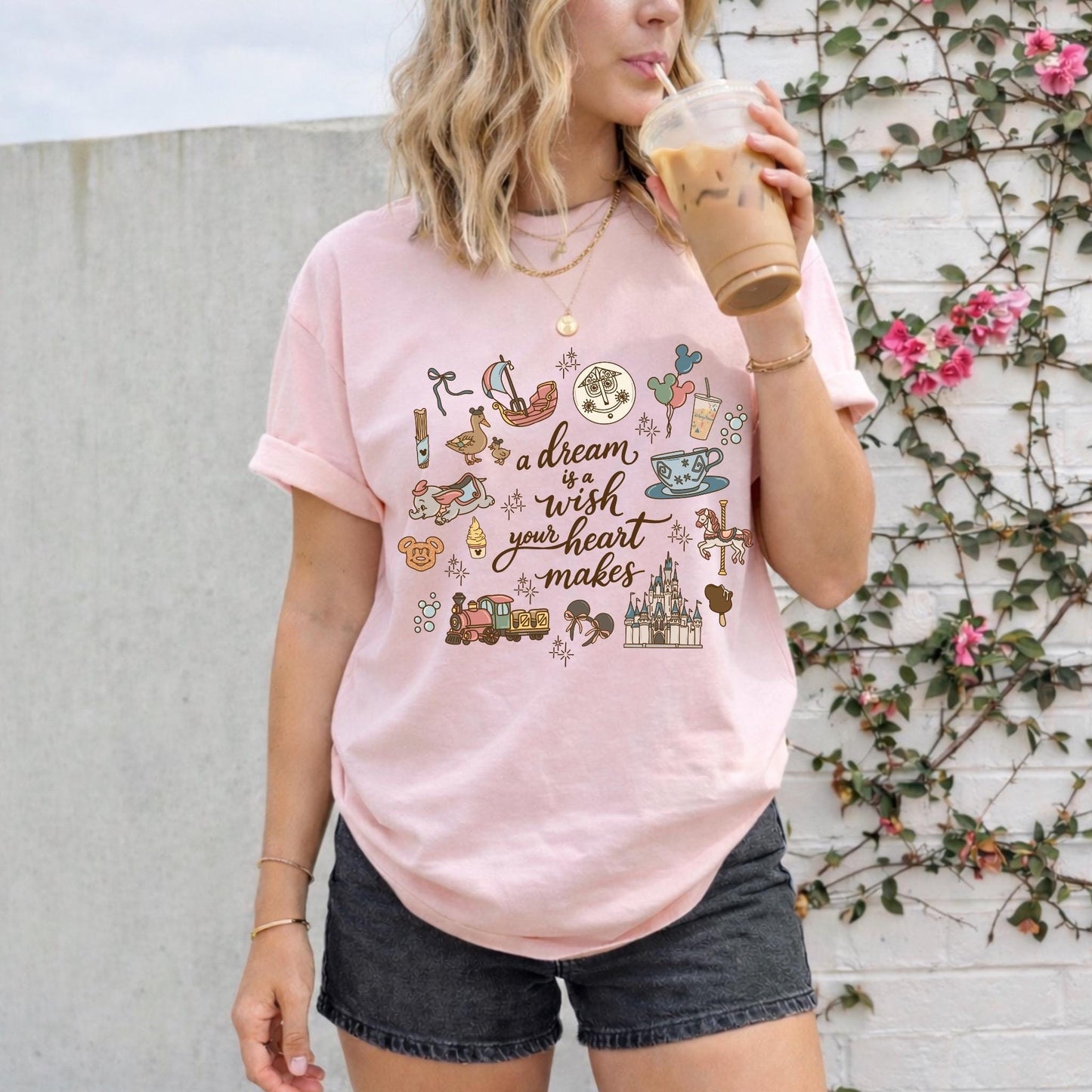 Disney Parks T-shirt | Magic Kingdom T-shirt | Hub Grass Icons | Disney Snacks Shirt
