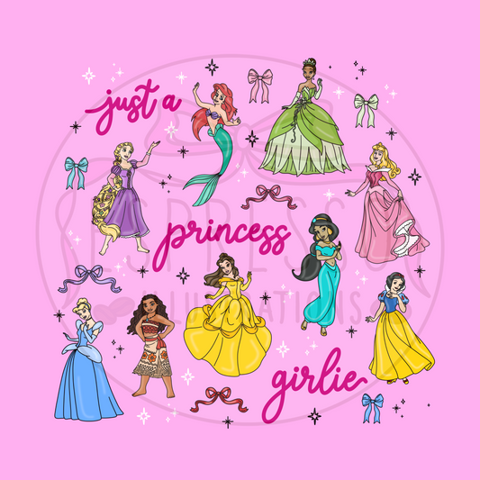 Disney Princess Mashup PNG | Just a Princess Girlie PNG *PINK*