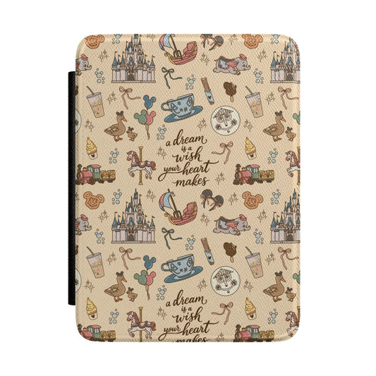 Disney Parks Kindle Case | Magic Kingdom Kindle Case, Hub Grass Reading Kindle Case | Disney Bookish Kindle Case