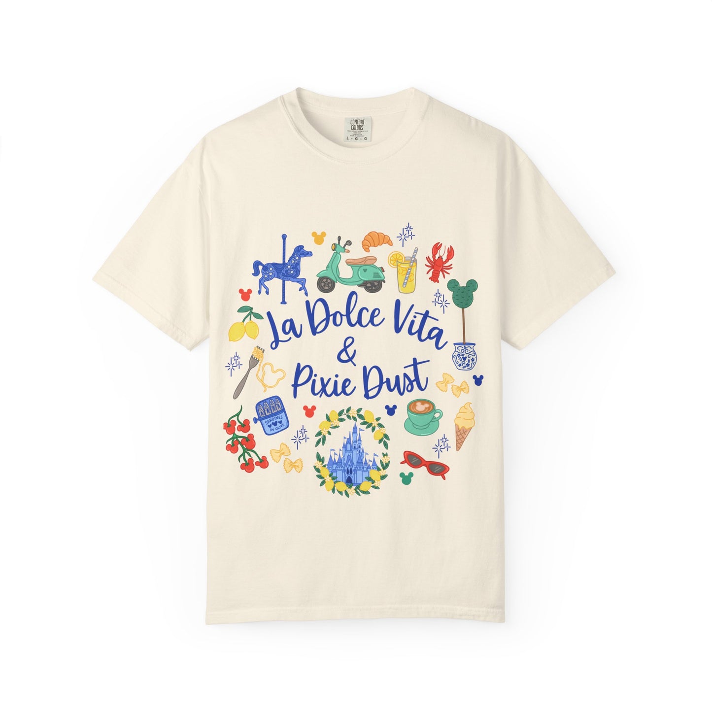 Disney La Dolce Vita & Pixie Dust T-shirt | Disney Parks T-shirt | Italian Summer T-shirt