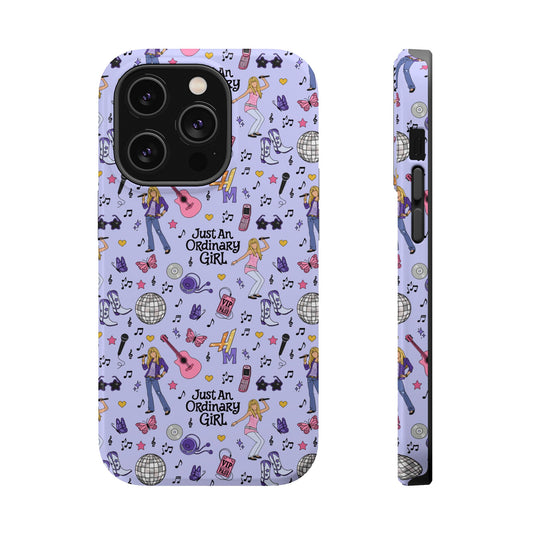 Hannah Montana Phone Case | MagSafe Phone Case | Just An Ordinary Girl Phone Case | Disney Magnetic Impact-Resistant Phone Case