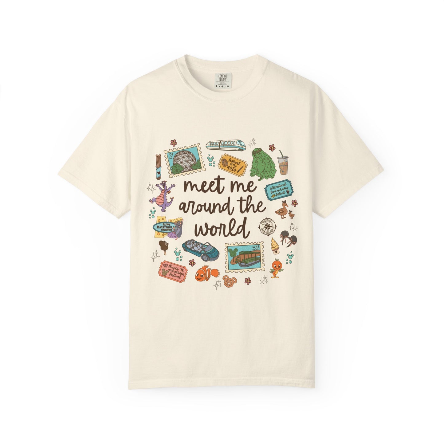 Disney Epcot T-shirt | Epcot T-shirt | Disney Parks T-shirt | Food and Wine Festival | Flower and Garden Festival | Figment T-shirt