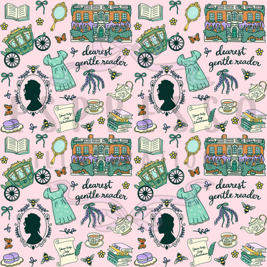 Bridgerton Seamless Pattern
