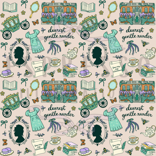 Bridgerton Seamless Pattern