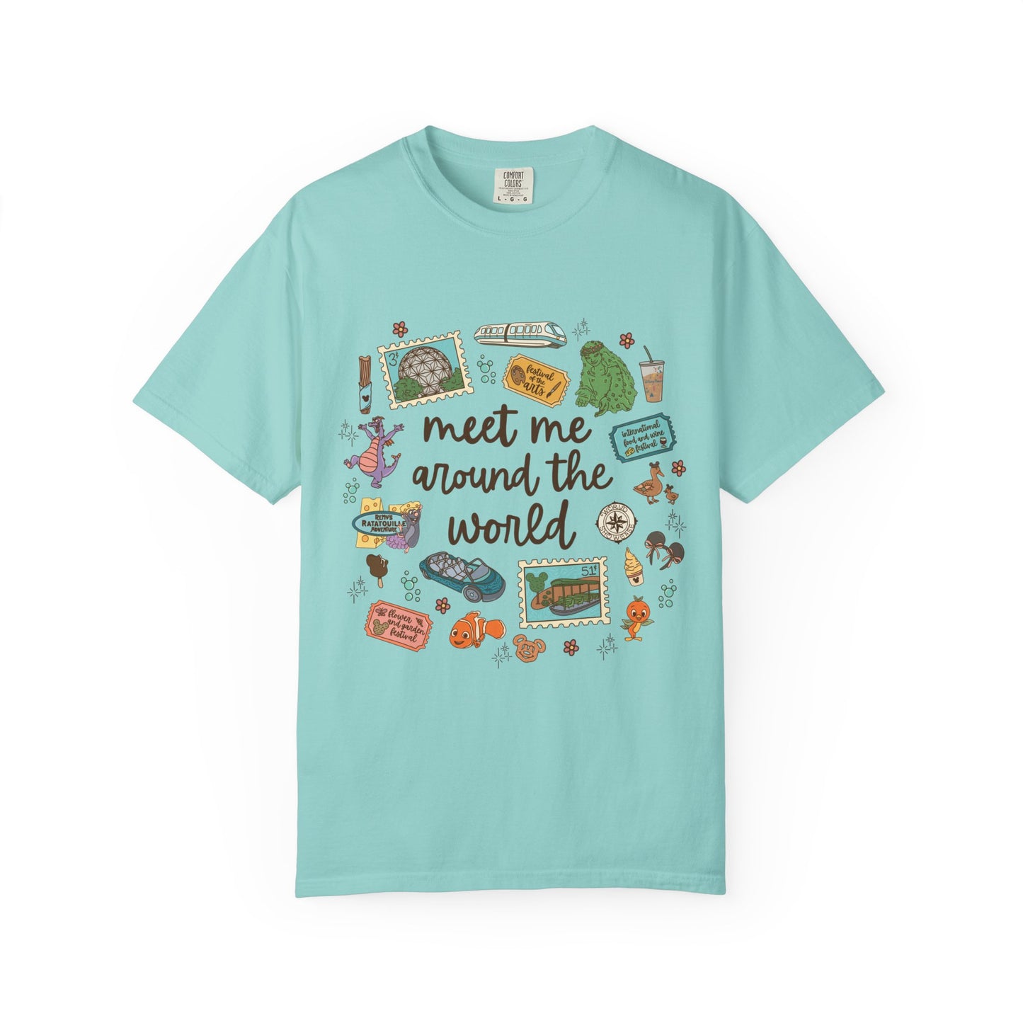Disney Epcot T-shirt | Epcot T-shirt | Disney Parks T-shirt | Food and Wine Festival | Flower and Garden Festival | Figment T-shirt