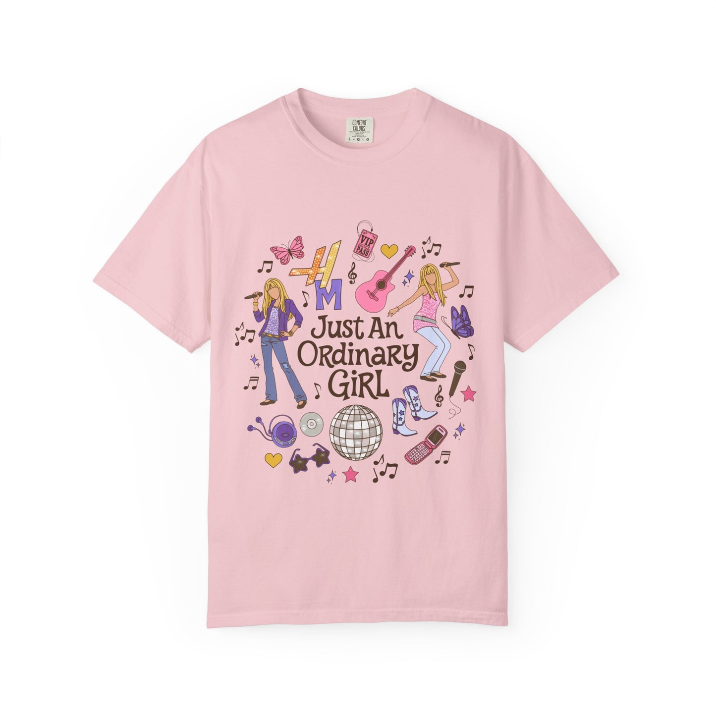 Hannah Montana T-shirt | Just An Ordinary Girl T-Shirt | Disney Y2K