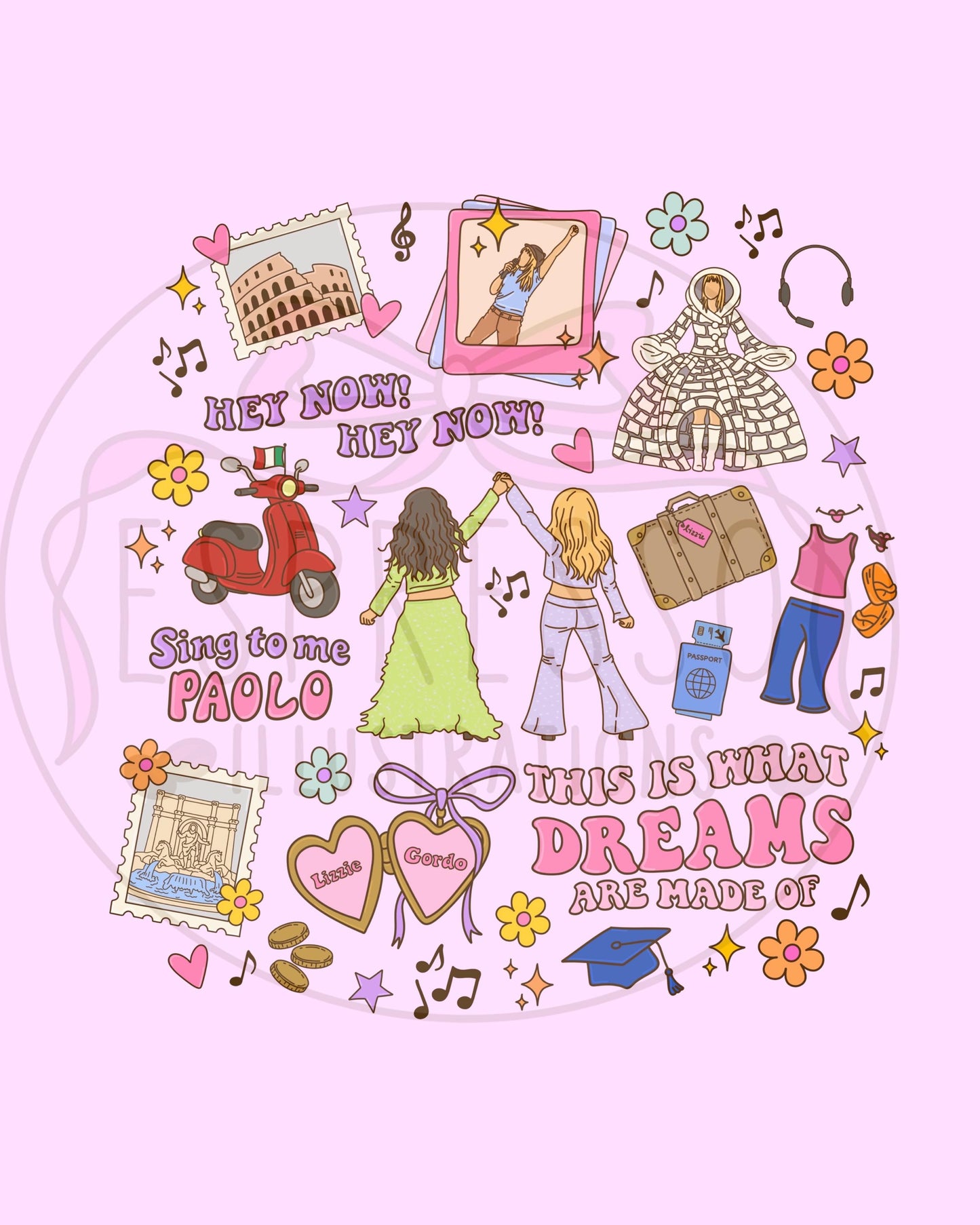 Lizzie McGuire PNG, This Is What Dreams Are Made Of PNG, Y2K, Y2K PNG, Disney Sublimation, Disney Lizzie McGuire, Disney png, Lizzie McGuire