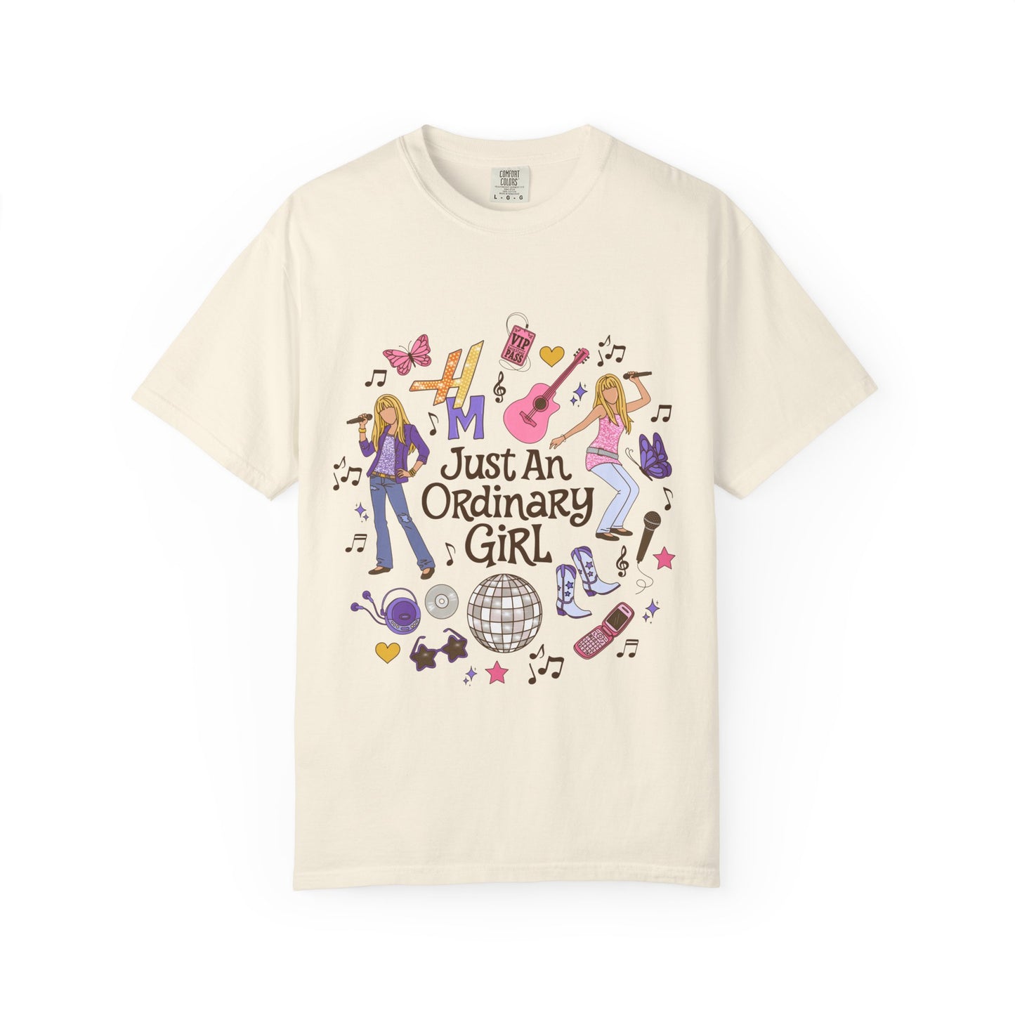 Hannah Montana T-shirt | Just An Ordinary Girl T-Shirt | Disney Y2K