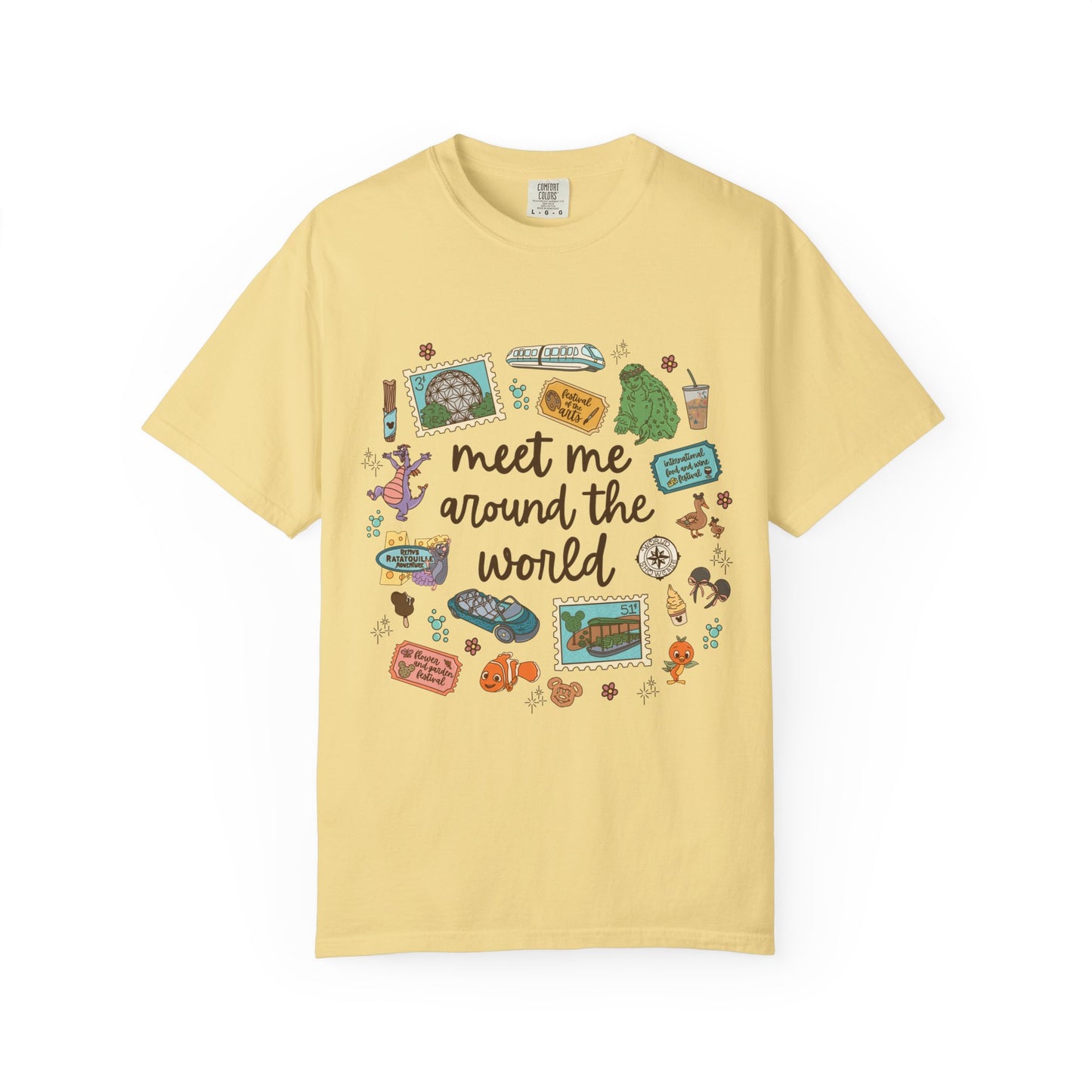 Disney Epcot T-shirt | Epcot T-shirt | Disney Parks T-shirt | Food and Wine Festival | Flower and Garden Festival | Figment T-shirt