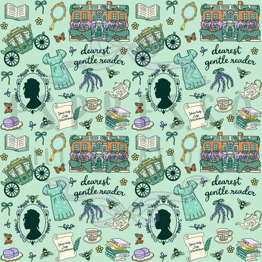 Bridgerton Seamless Pattern