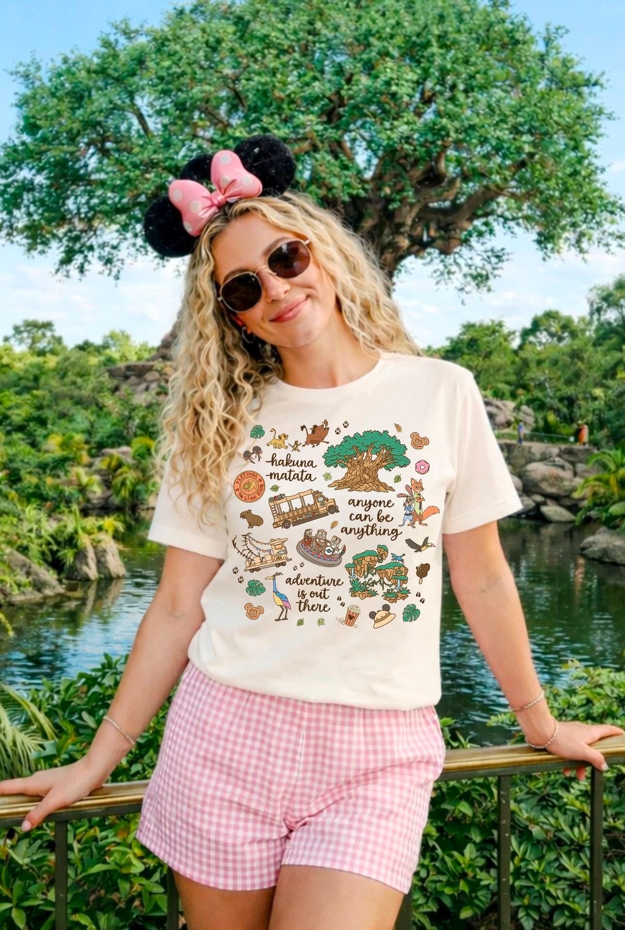Animal Kingdom T-shirt | Disney Parks T -shirt | Adventure Is Out There | Lion King | Pandora Avatar