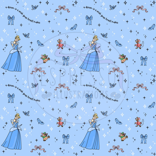 Dis ney Cinderella Seamless Pattern, Dis ney Princess, Cinderella, Cinderella Princess Seamless Pattern.